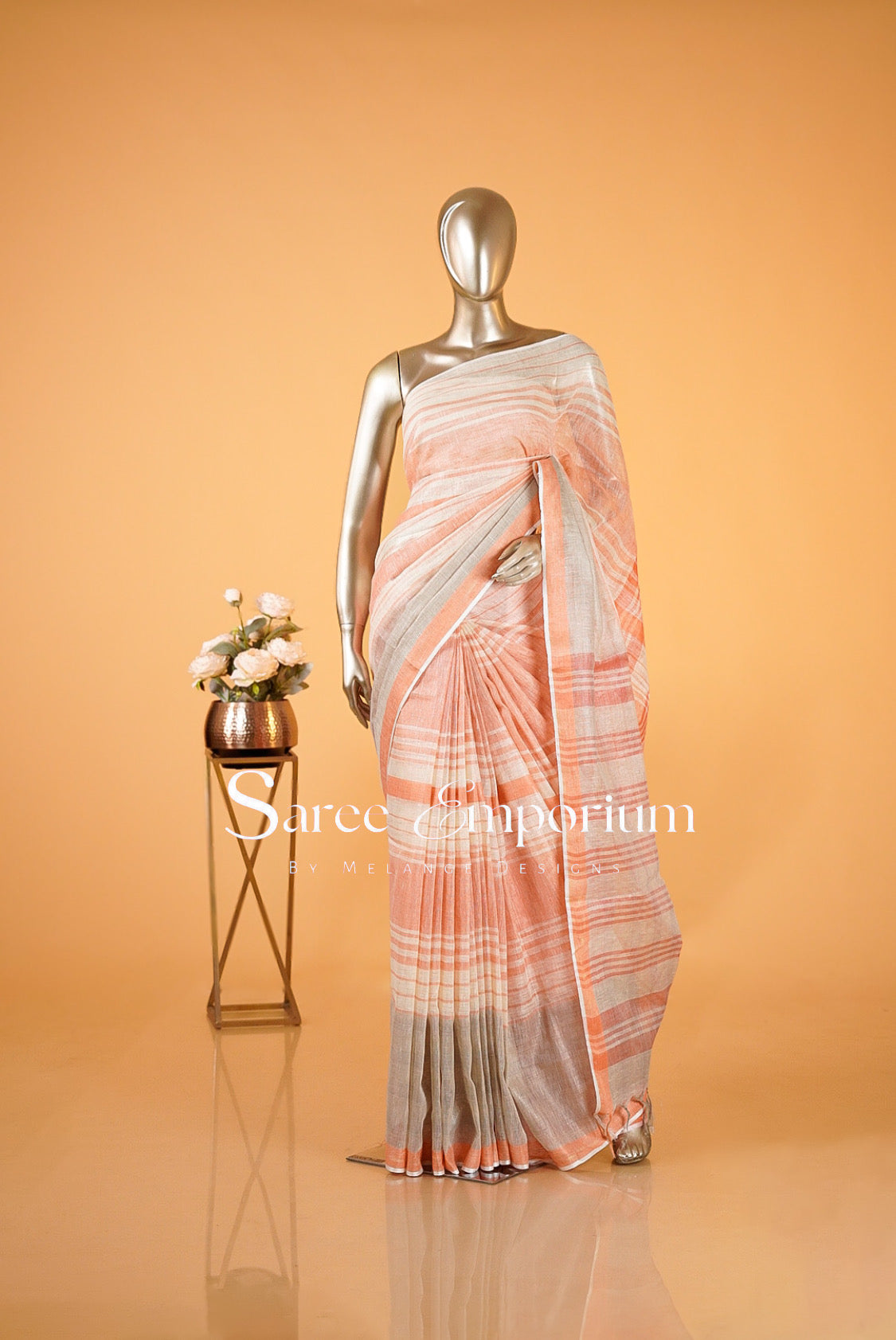 Linen Sarees MDS0075