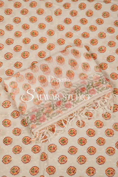 Printed Cotton Unstitched Salwar Suits AC0156
