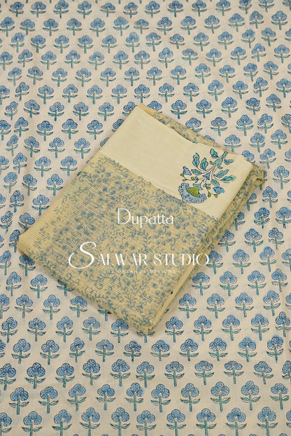 Printed Cotton Unstitched Salwar Suits AC0160
