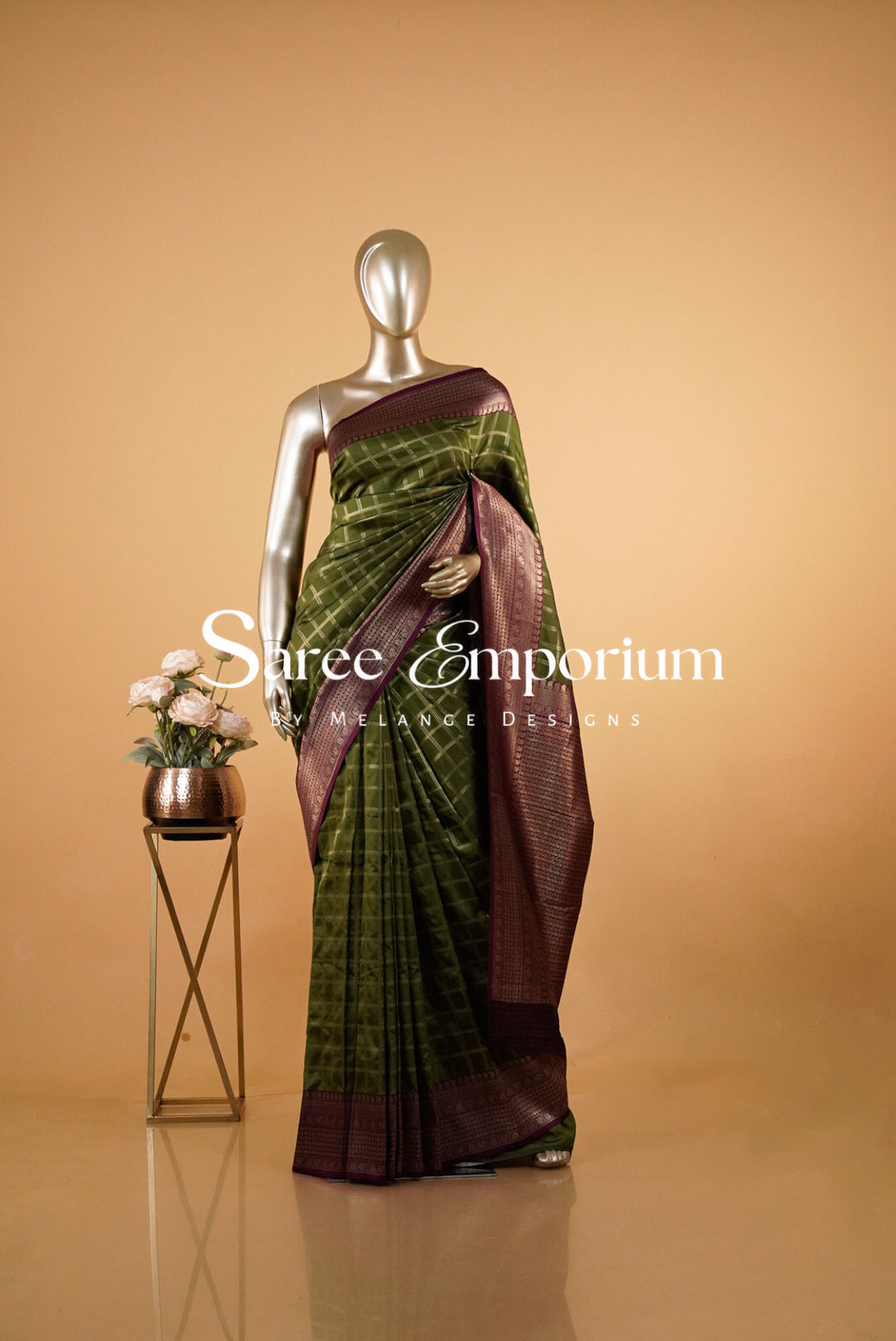 Semi Silk Saree MDS0145