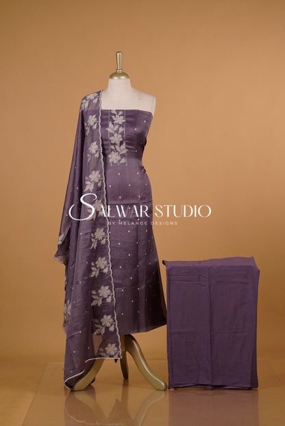 Cotta Embroidery Unstitched Salwar Suits AC0096