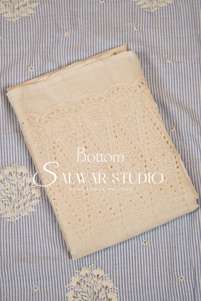 Cotton Embroidery Unstitched Salwar Suits  AC0004