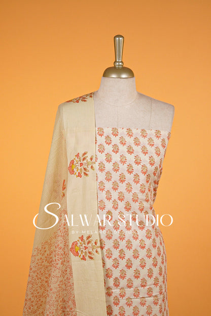 Cotton Printed Unstitched Salwar suits AC0018