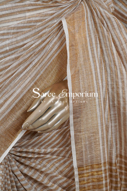 Linen Weaving Sarees MDS0207