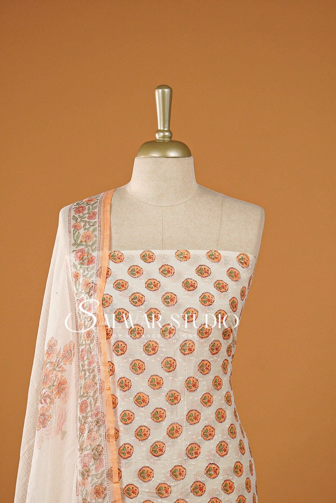 Printed Cotton Unstitched Salwar Suits AC0156