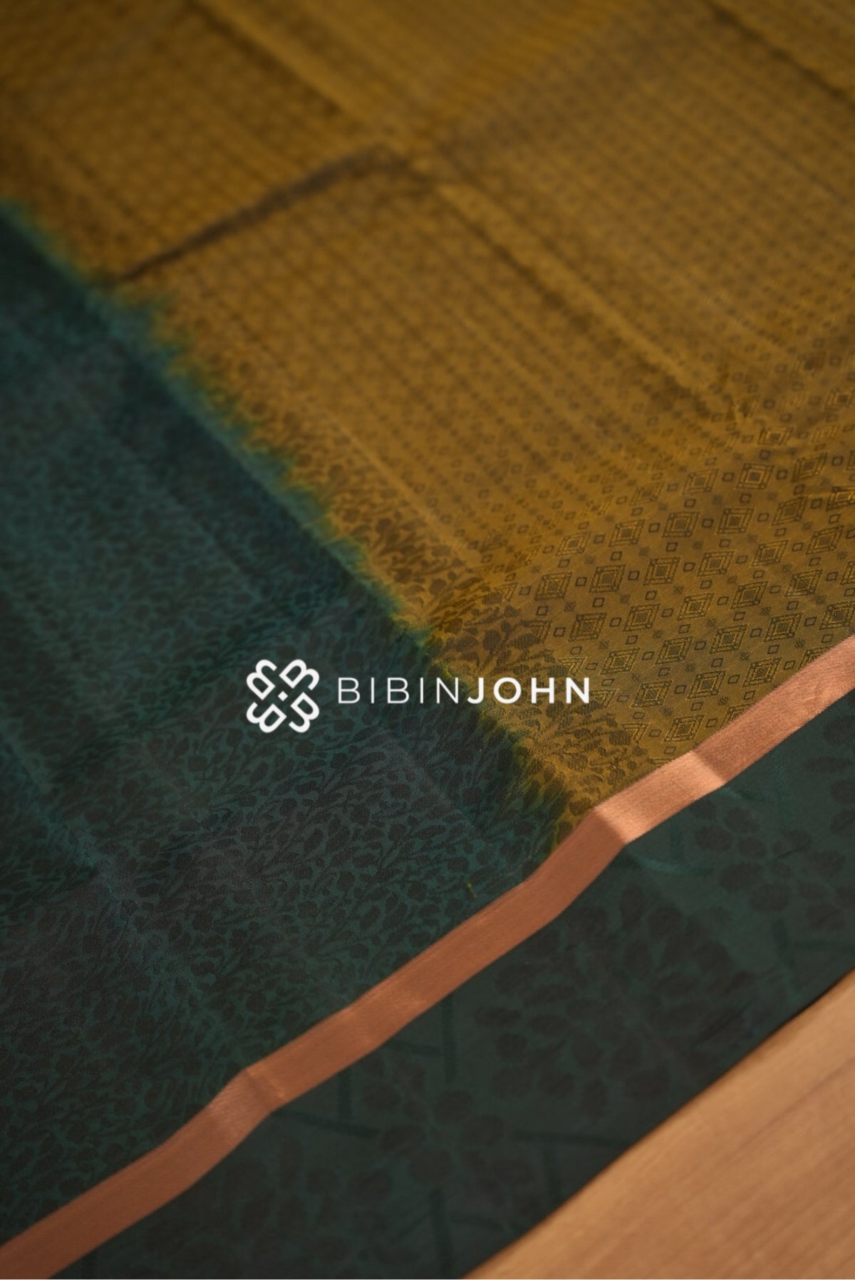 Semi Silk Saree For Women Dark Olive Green BJ2316
