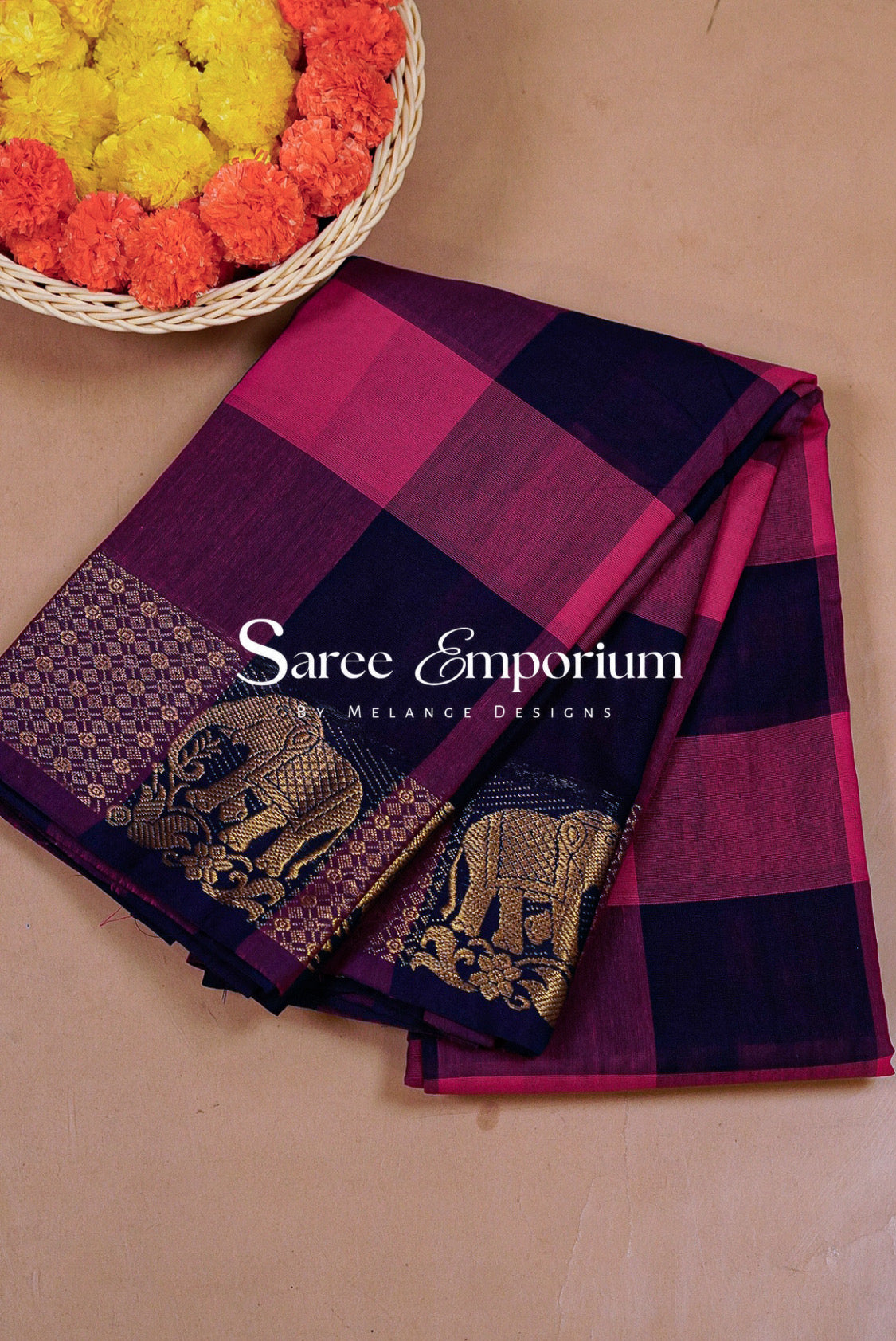 Kanji Cotton Saree For Women MDS0333