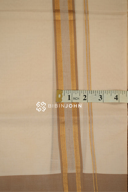 Cotton Dhoti For Men Off White BJ2326