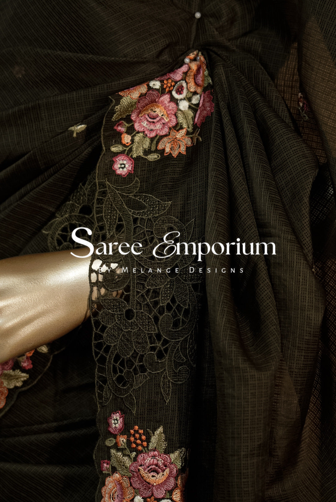 Cotta Embroidery Saree MDS0189