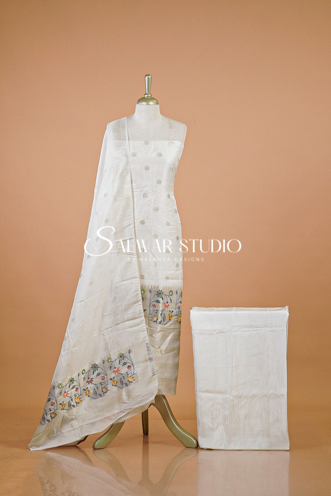 Silk Banarasi Salwar Suit AC0119