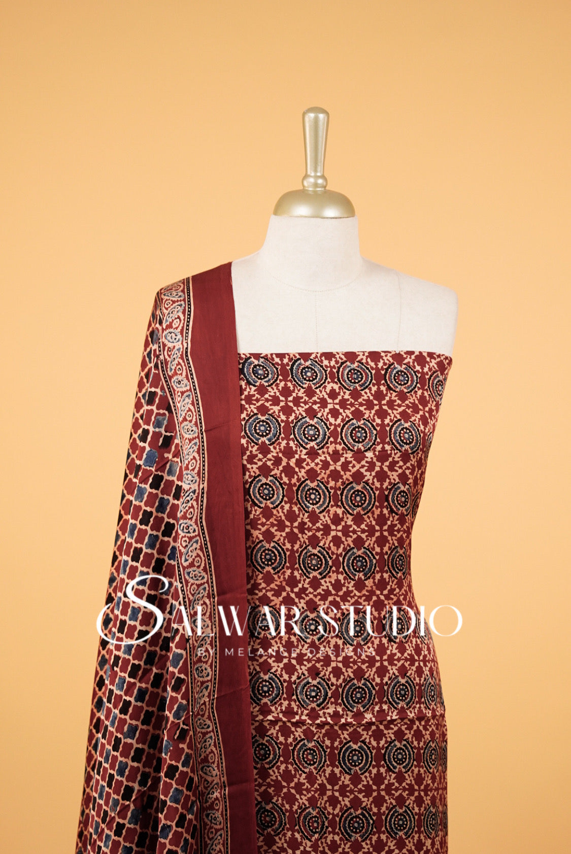 Modal Ajrakh Unstitched Salwar Suits AC0045