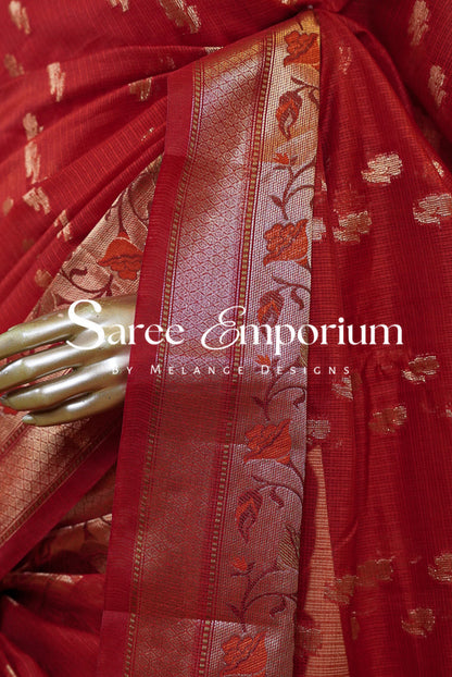 Cotta Banarasi Saree MDS166