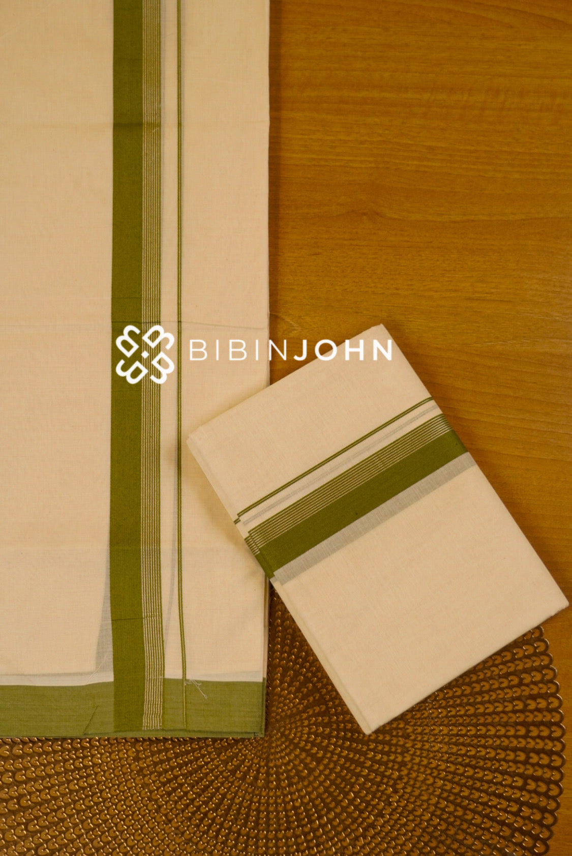 Cotton Dhoti For Men Off White BJ1764