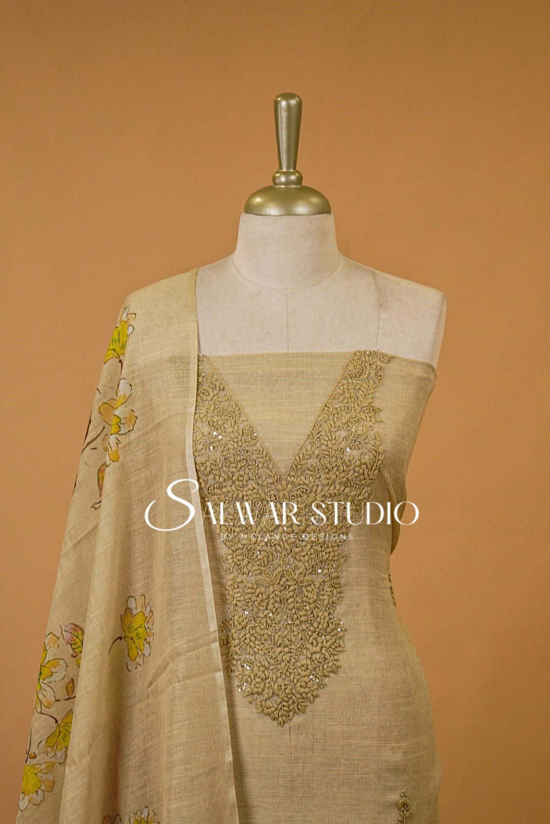 Cotta Embroidery Unstitched Salwar Suits AC00103