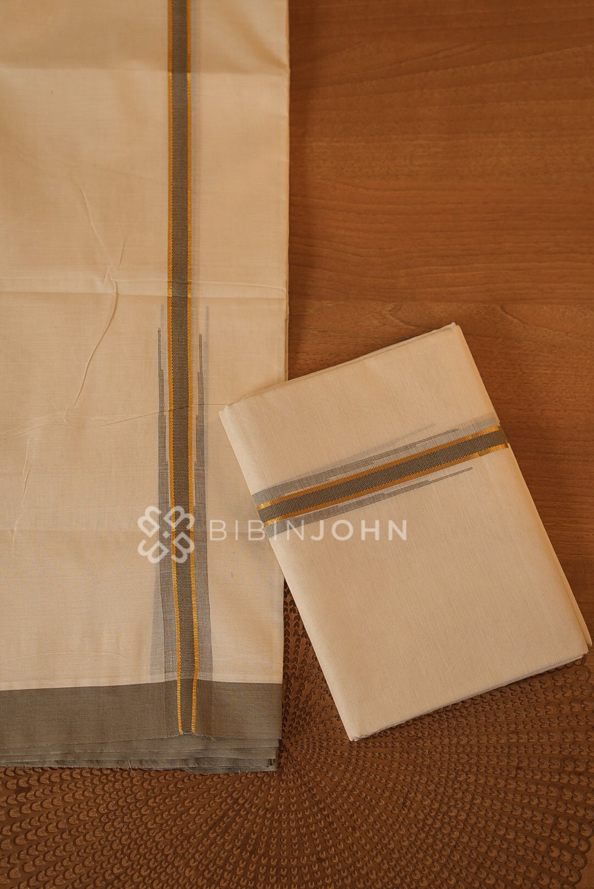 Cotton Dhoti For Men Off White BJ2283
