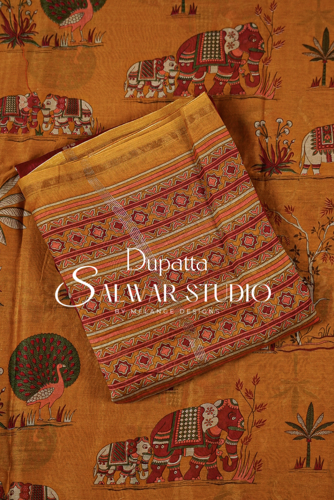 Printed Chanderi Unstitched Salwar Suits AC0028