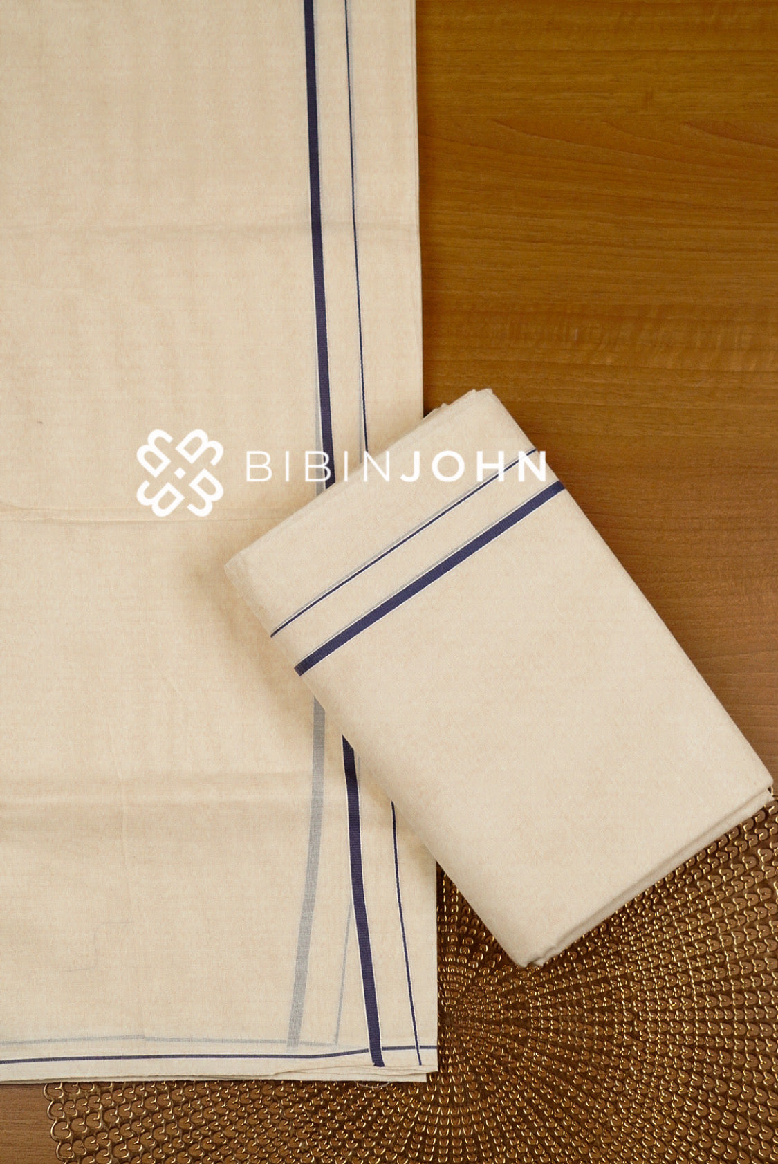 Cotton Dhoti For Men Off White BJ0984
