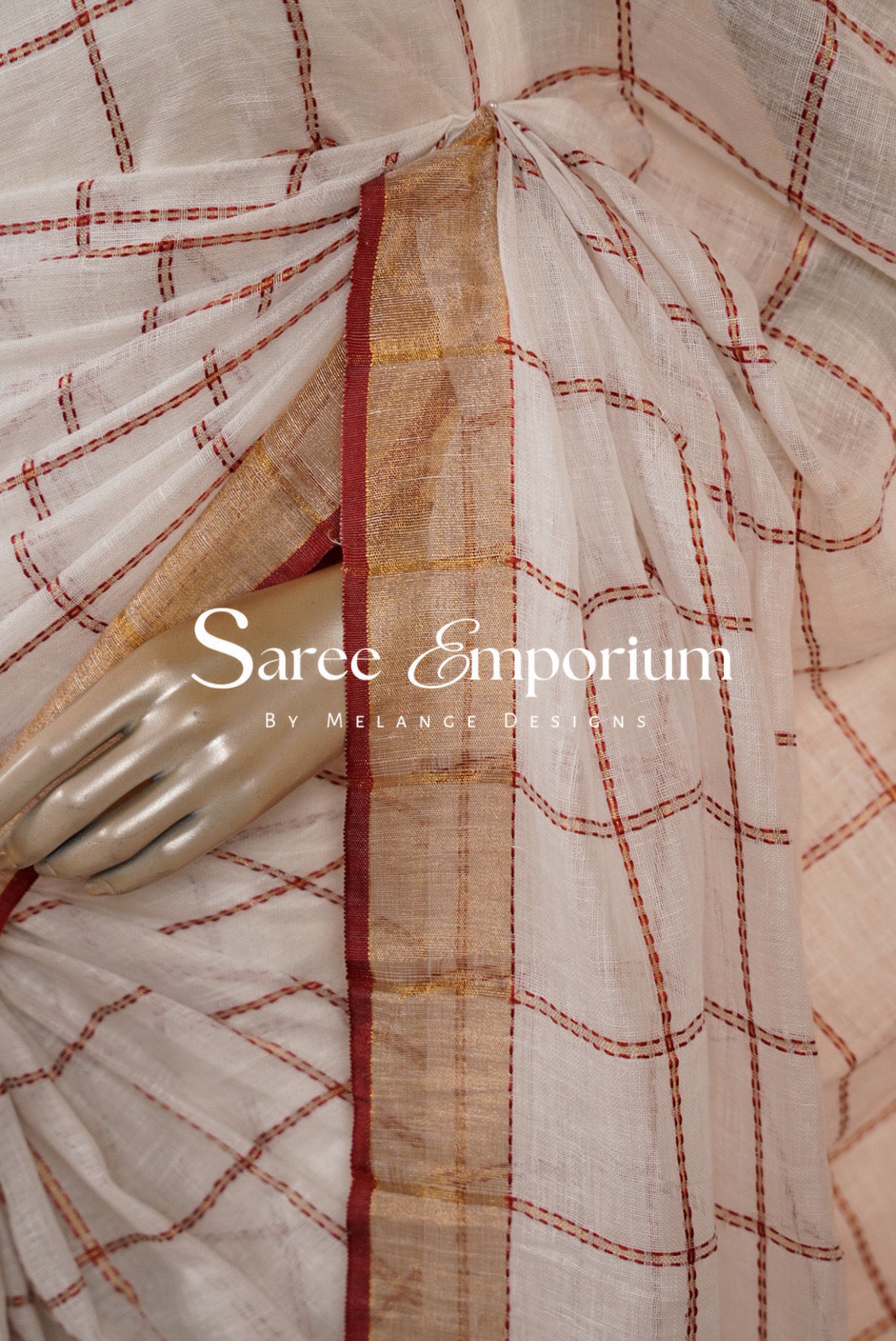 Linen Weaving Saree MDS0118