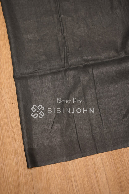 Linen Saree For Women Black BJ1652