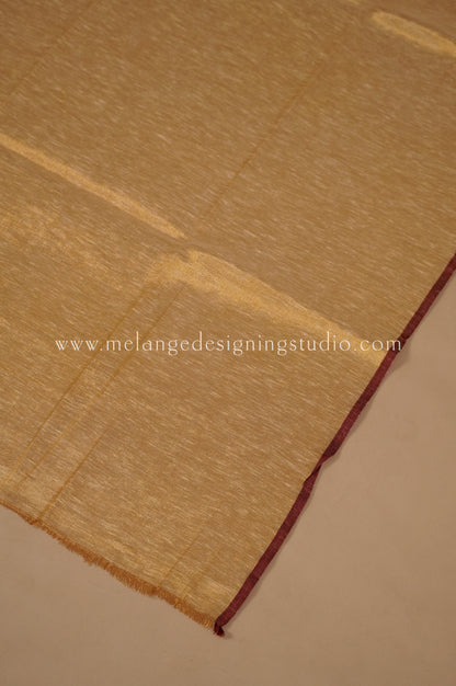 Tissue Linen Saree MDS0010