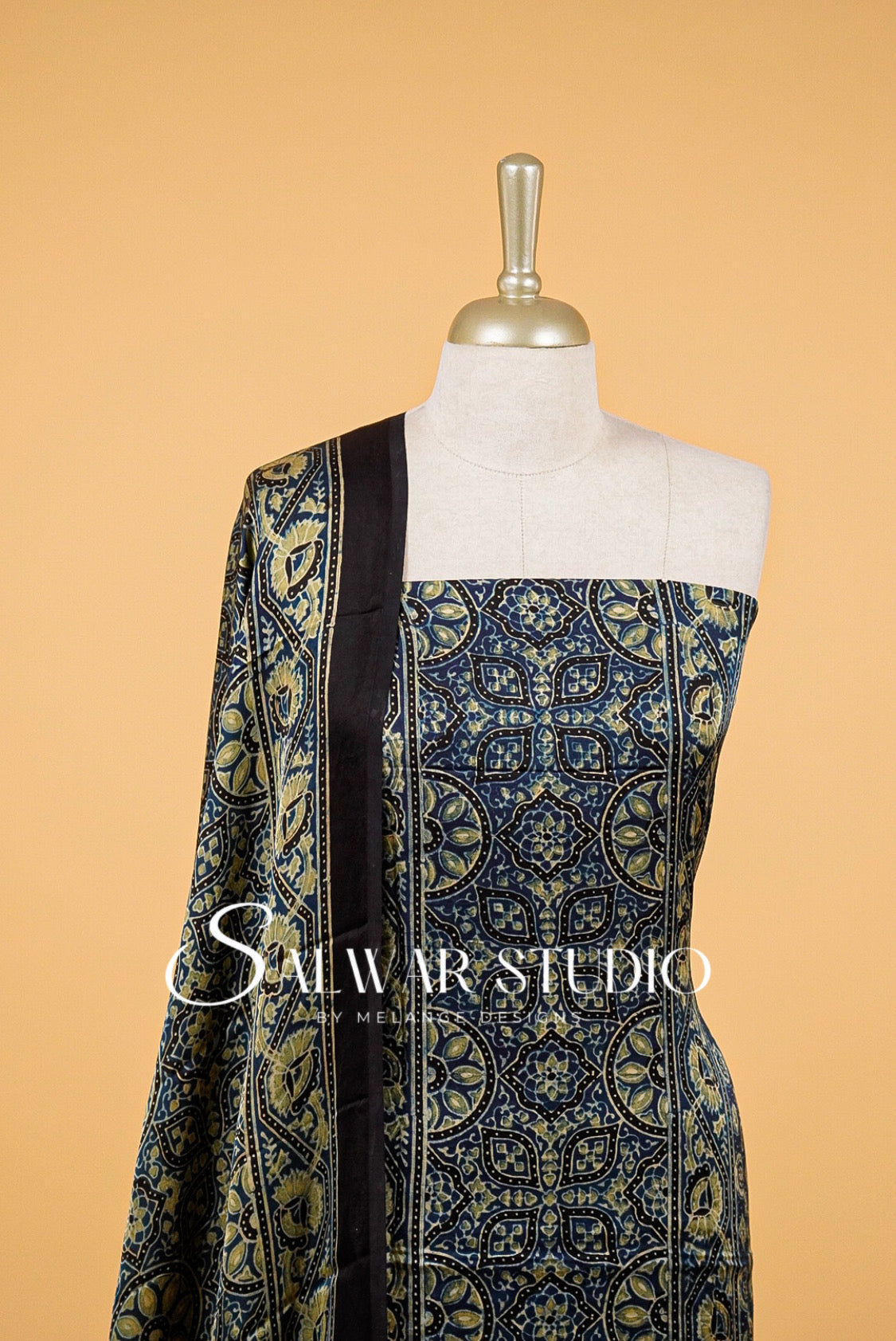 Modal Ajrakh Unstitched Salwar Suits AC0042
