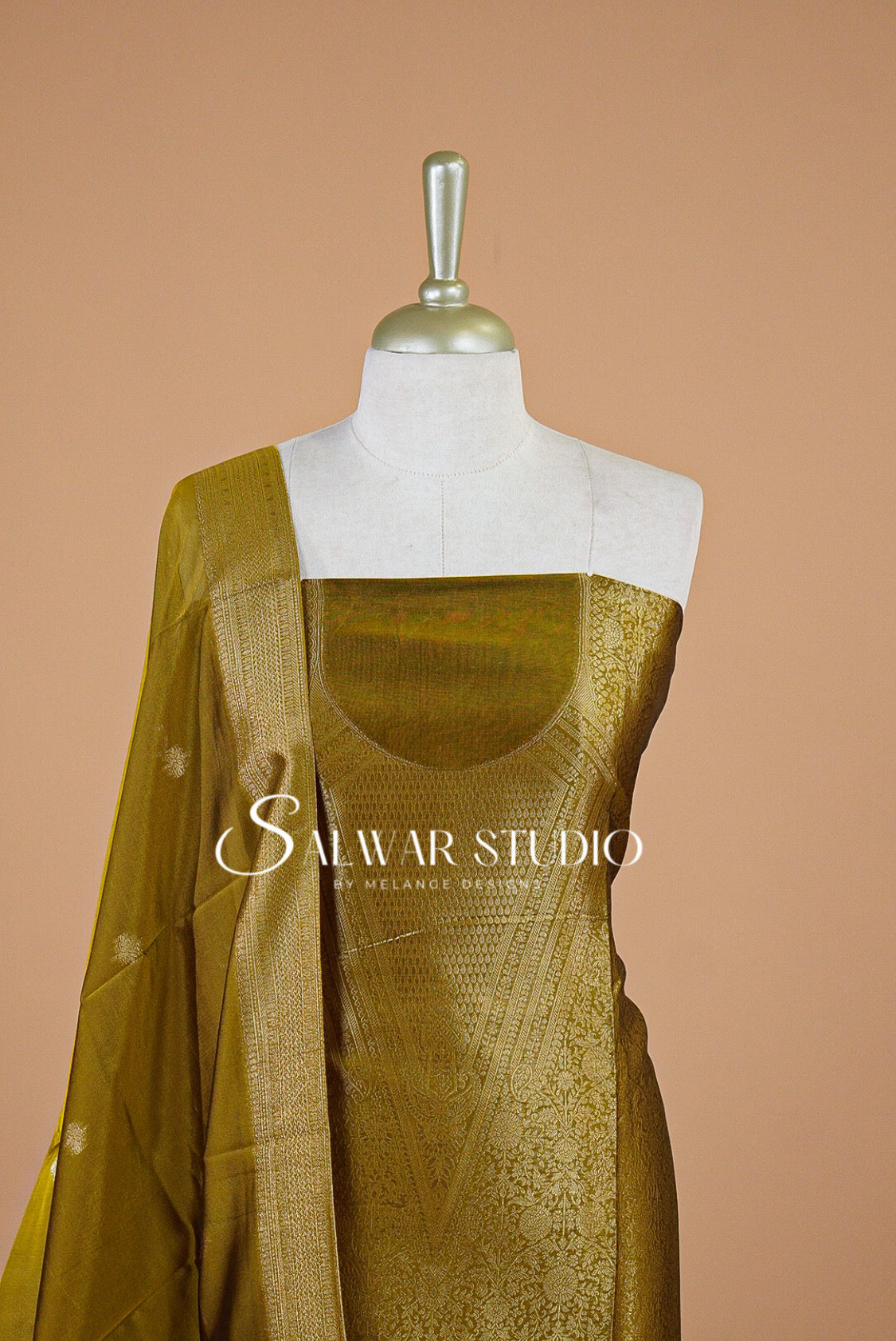 Silk Banarasi Unstitched Salwar Suits AC0127