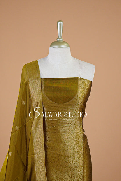 Silk Banarasi Unstitched Salwar Suits AC0127