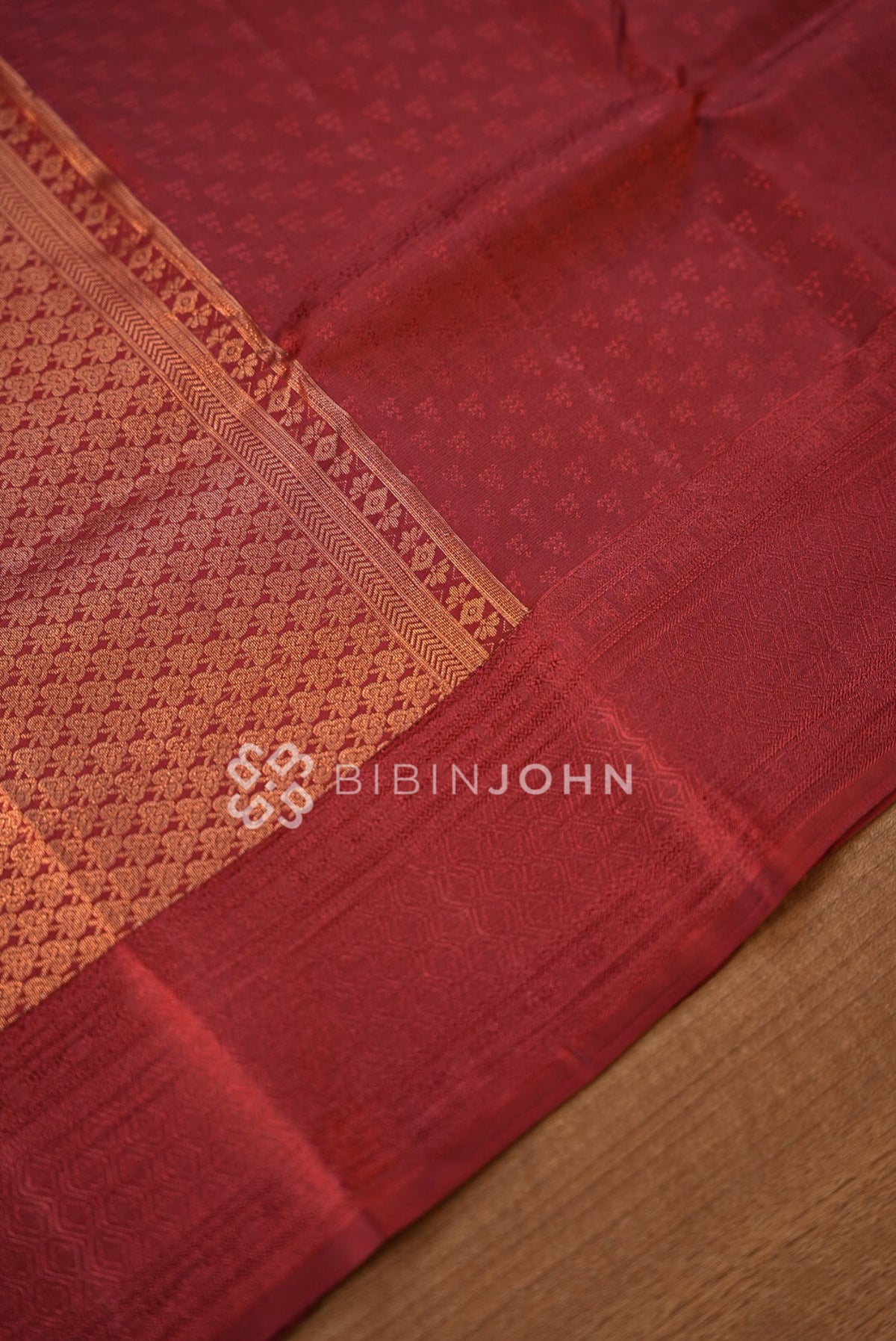 Silk Saree For Women Deep Maroon BJ1194