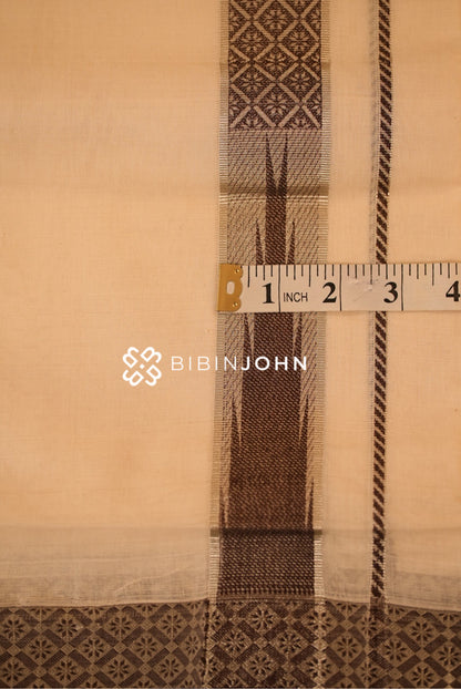 Cotton Dhoti For Men Off White BJ2321