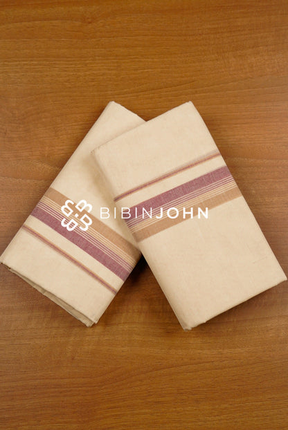 Cotton Dhoti For Men Off White BJ0976