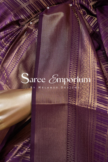 Semi Brocade Saree MDS0150