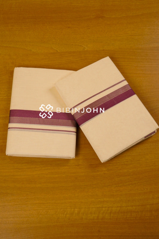 Cotton Dhoti For Men Off White BJ1765