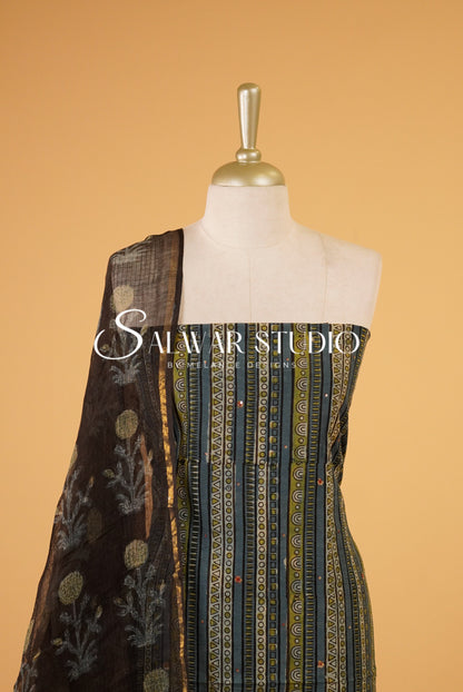 Pure Printed Cotton Unstitched Salwar Suits AC0084