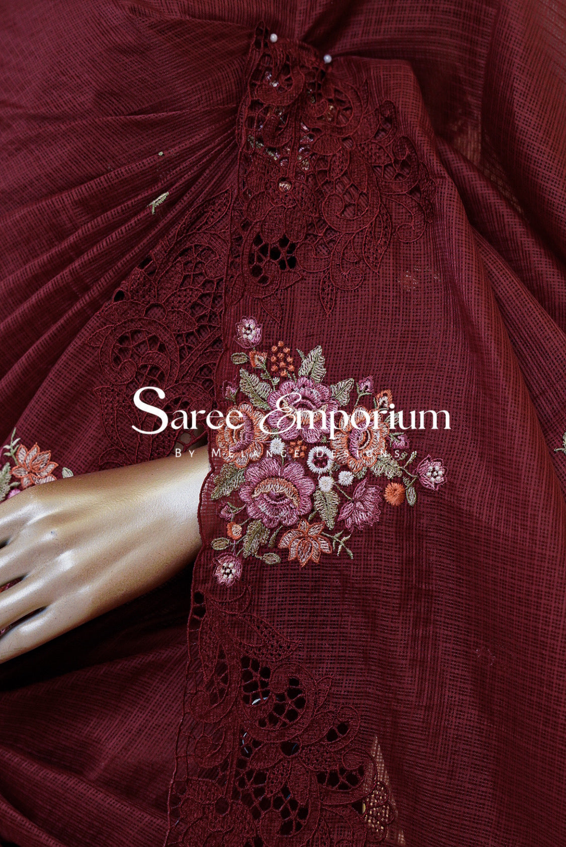 Cotta Embroidery Saree MDS0187