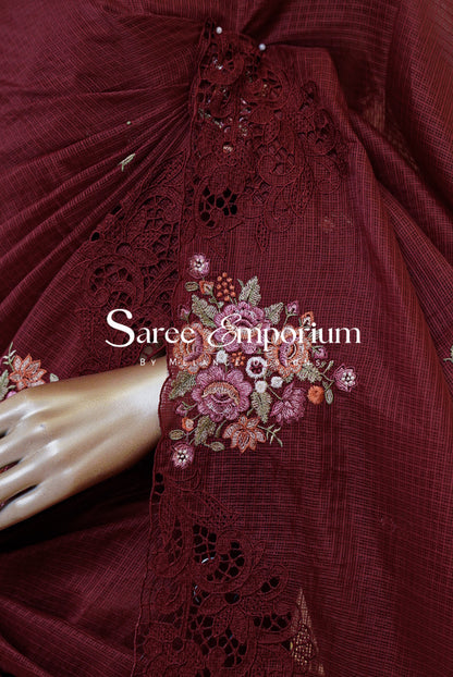 Cotta Embroidery Saree MDS0187