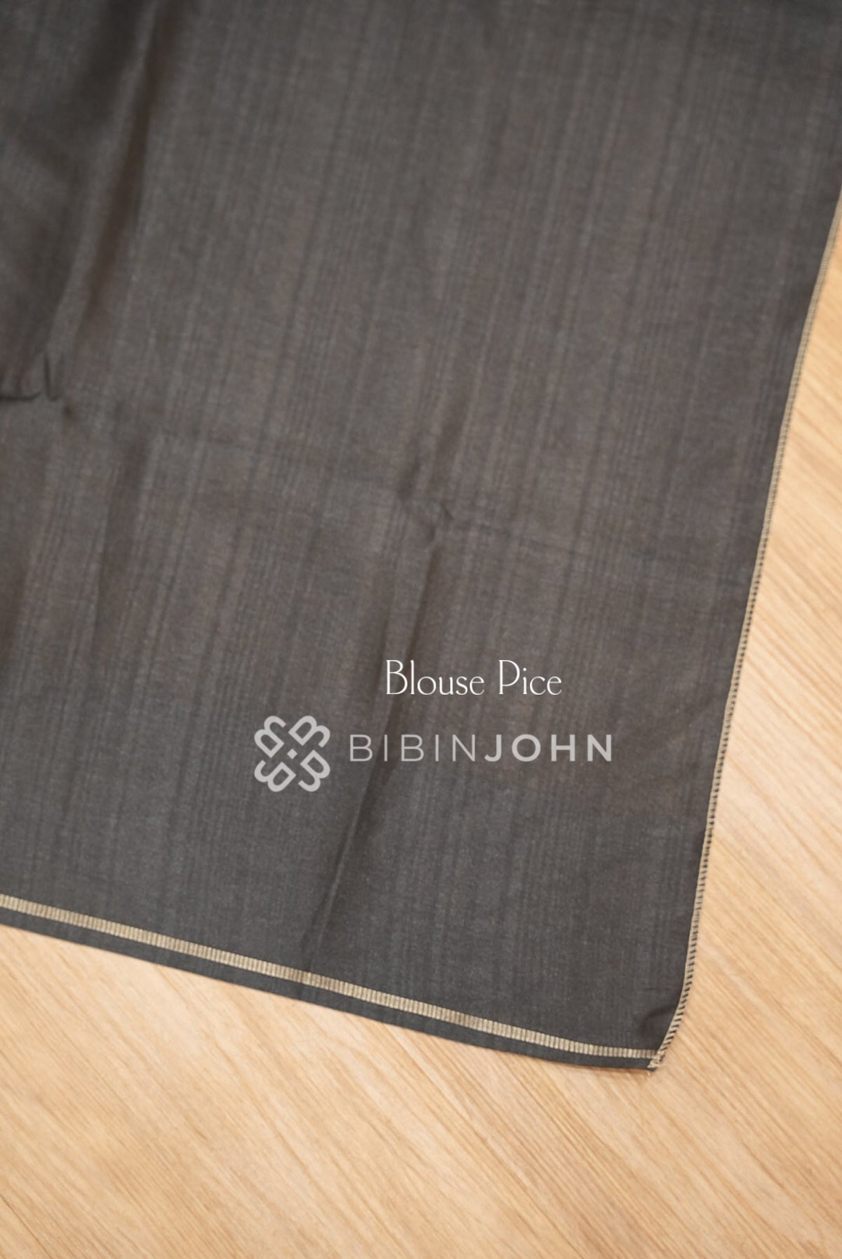 Semi Tussar Weaving Saree For Women Charcoal Black BJ2646