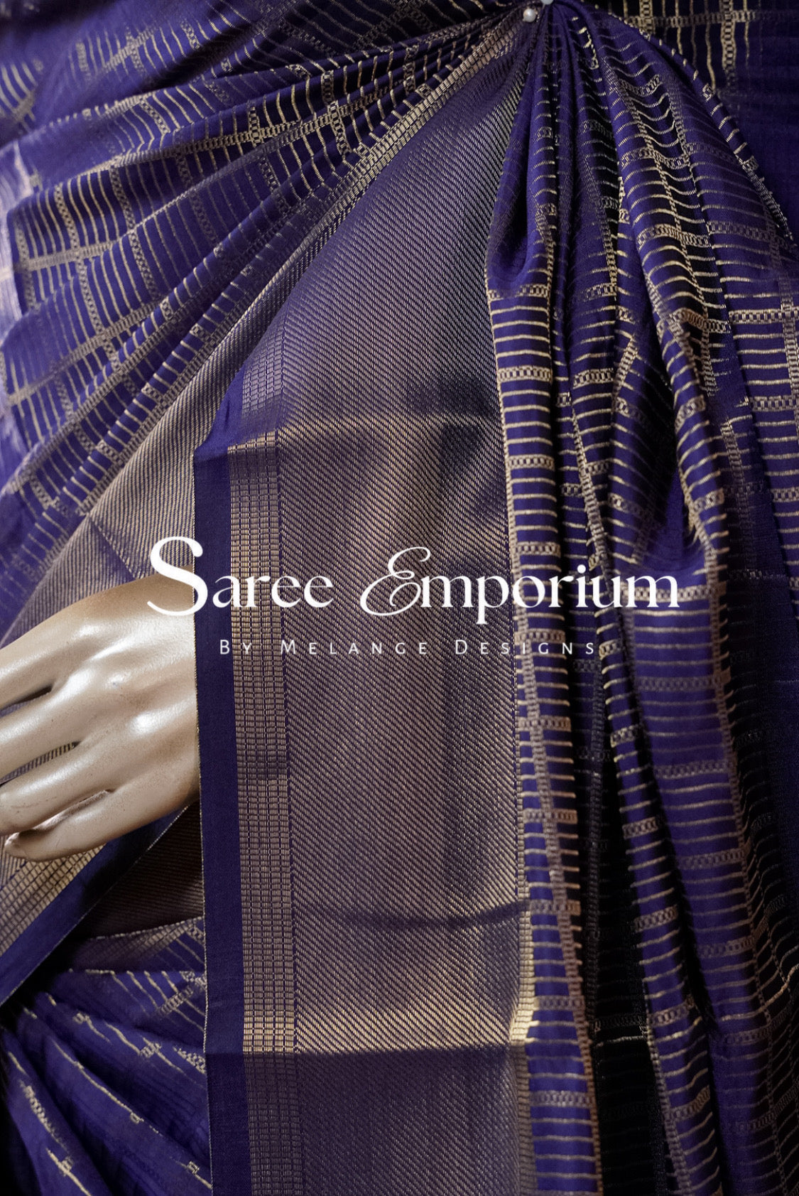 Semi Brocade Saree MDS0151