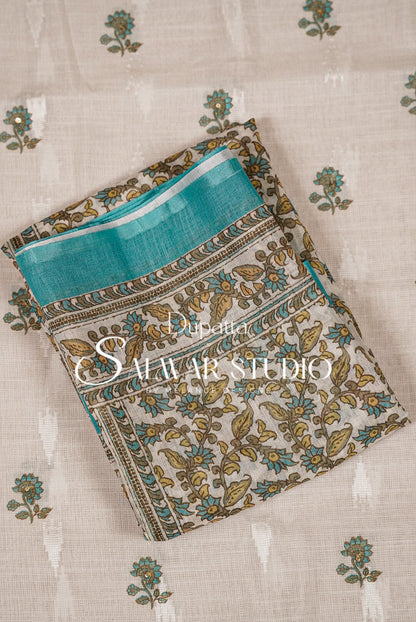 Printed Linen Unstitched Salwar suits AC0021