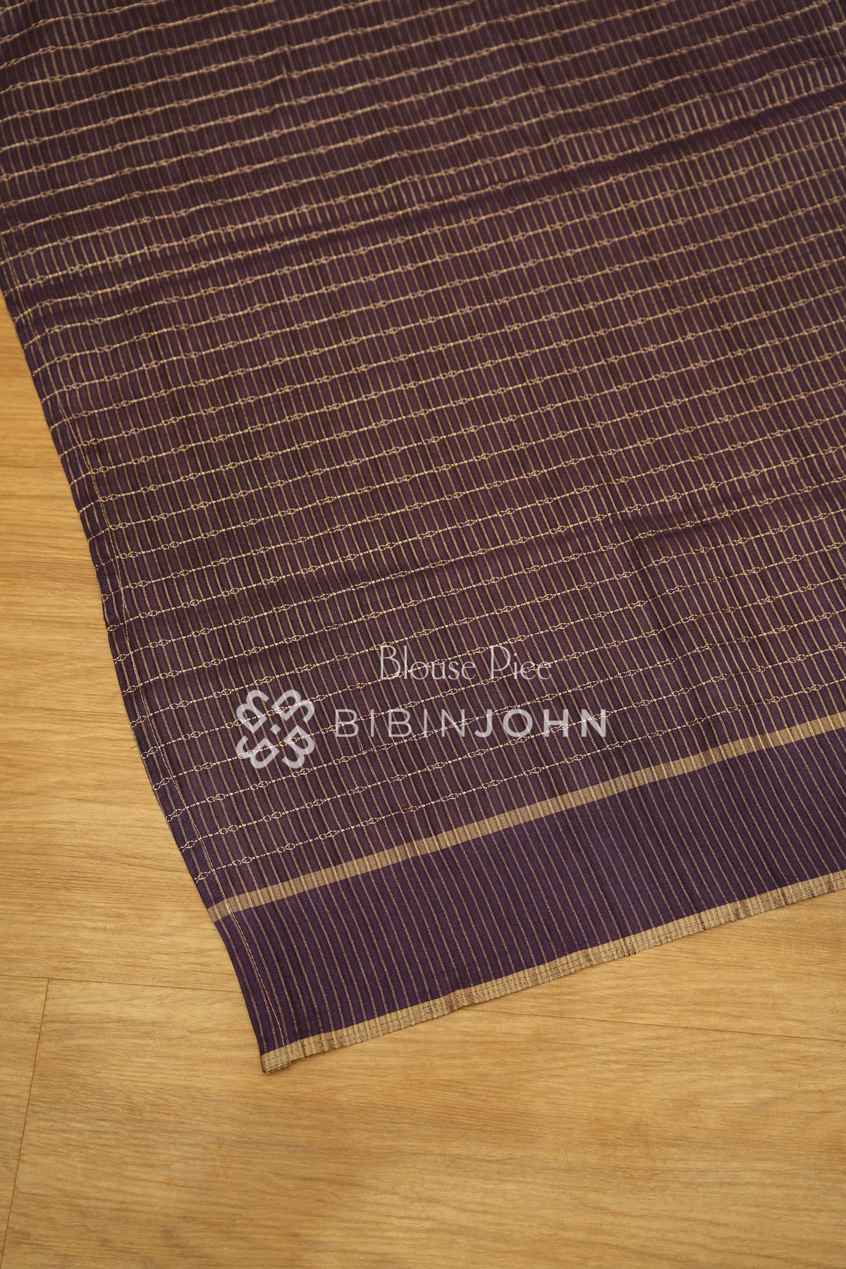 Semi Tussar Weaving Saree For Women Deep Plum Purple BJ2445