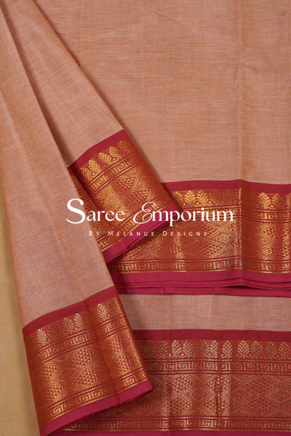 Kanji Cotton Saree For Women MDS0329
