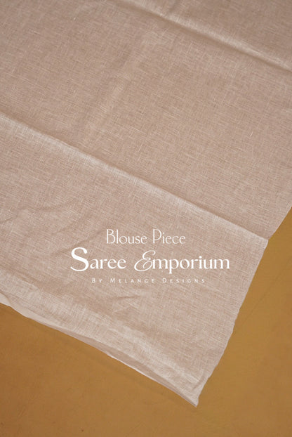 Pure Linen Saree Plain MDS0025