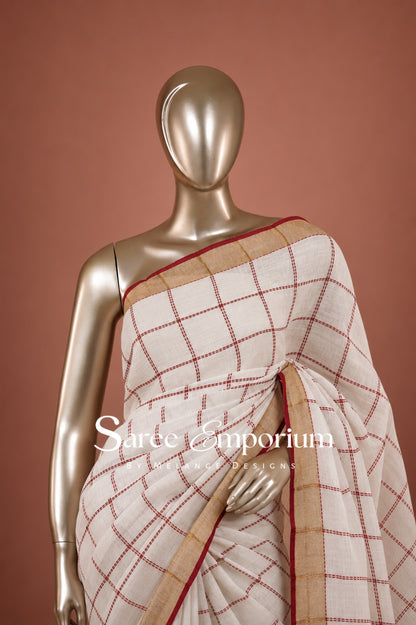 Linen Weaving Saree MDS0118