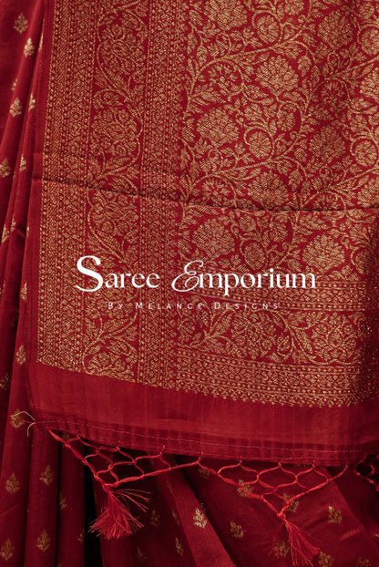 Semi Silk Banarasi Saree MDS0178