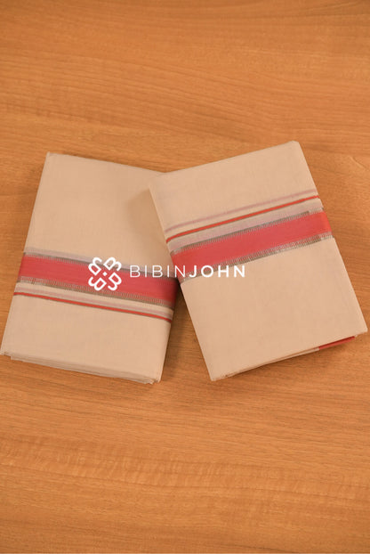 Cotton Dhoti For Men Off White BJ2411