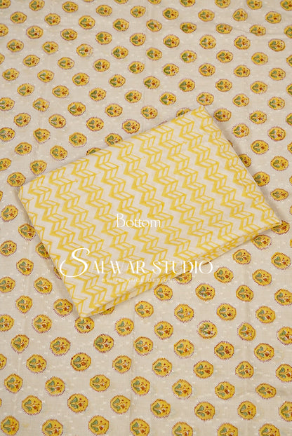 Printed Cotton Unstitched Salwar Suits AC0154