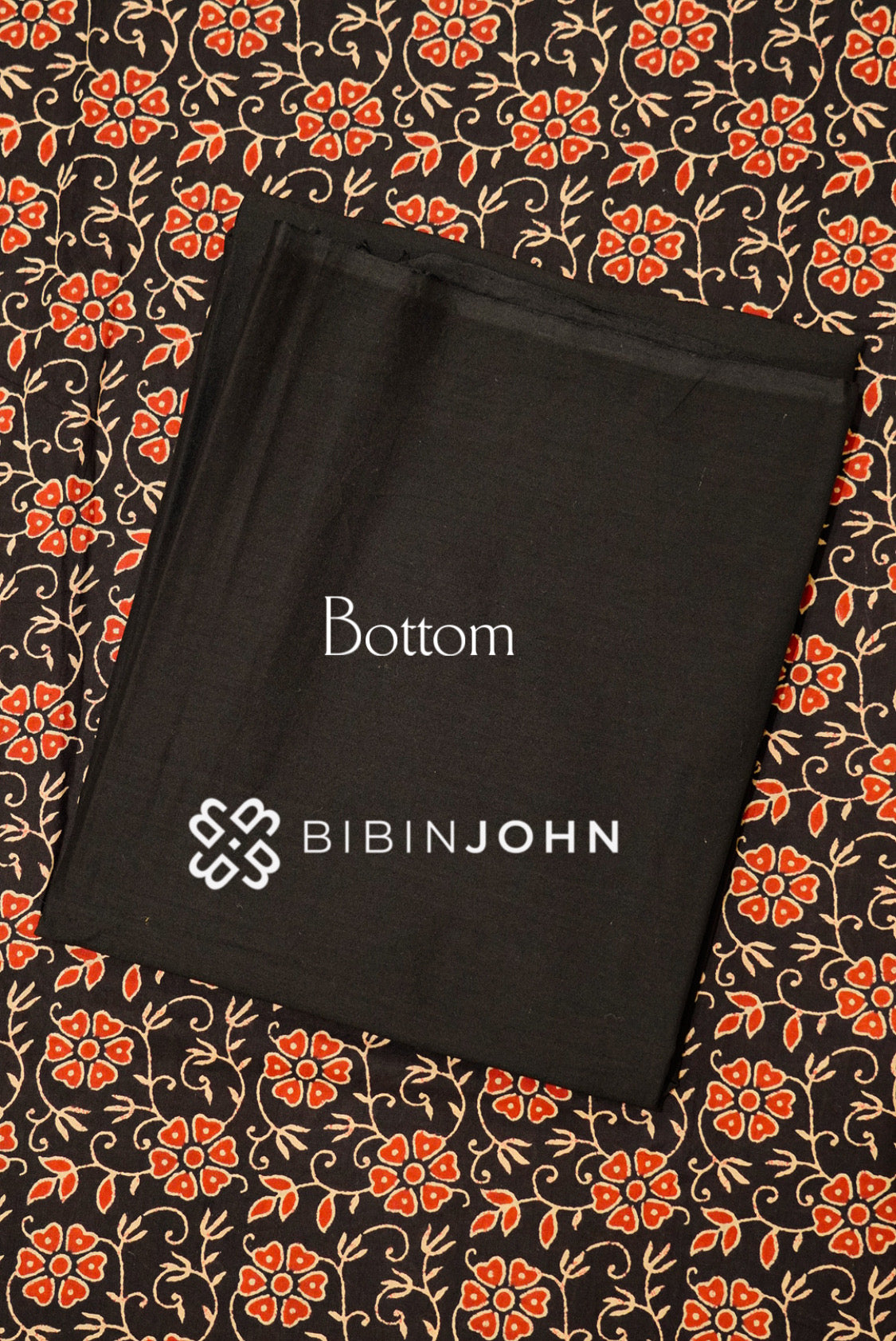 Cotton Embroidery Unstitched Salwar Suit Material Black BJ1120