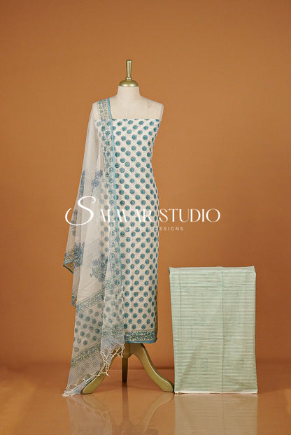 Printed Cotton Unstitched Salwar Suits AC0155