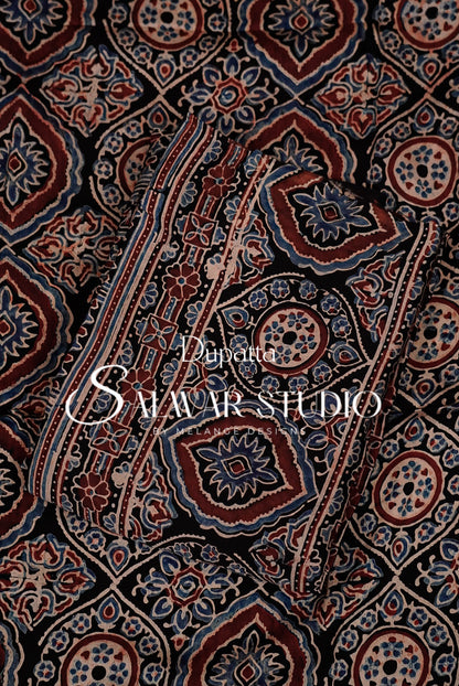 Modal Ajrakh Unstitched Salwar Suits AC0041