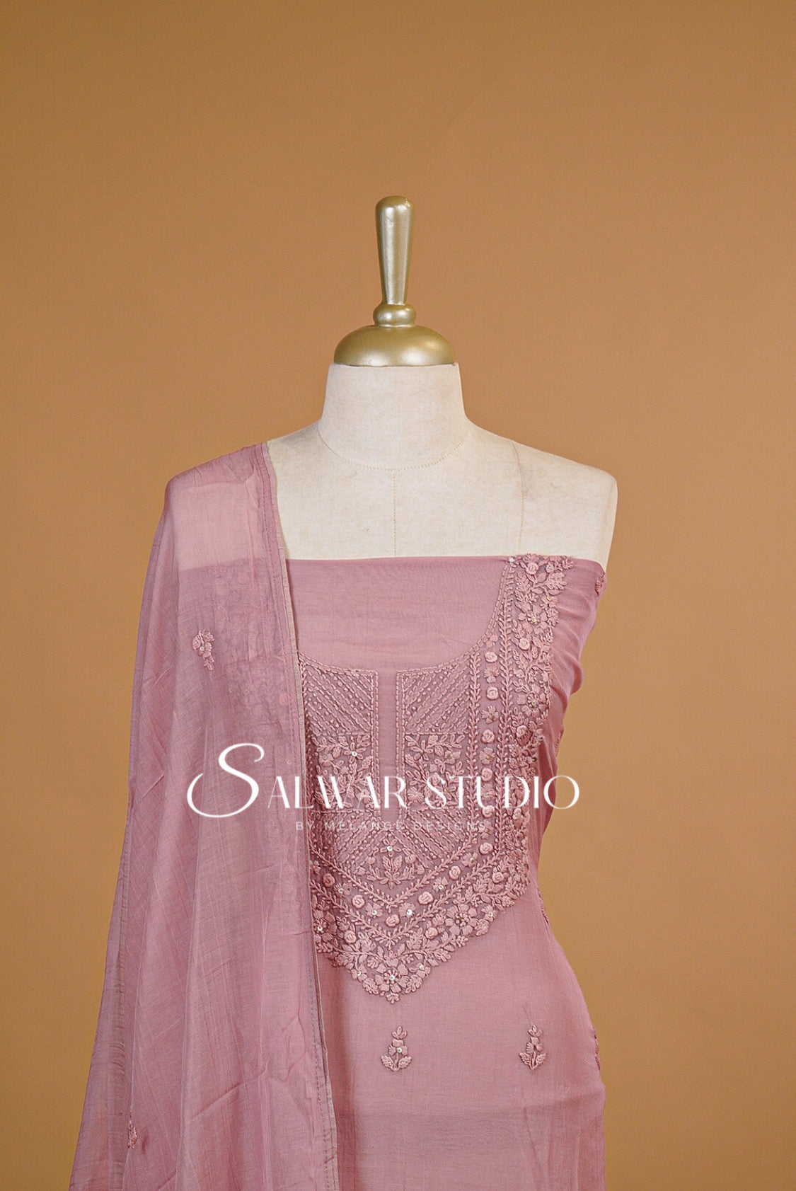 Chanderi Embroidery Salwar Suit AC0142
