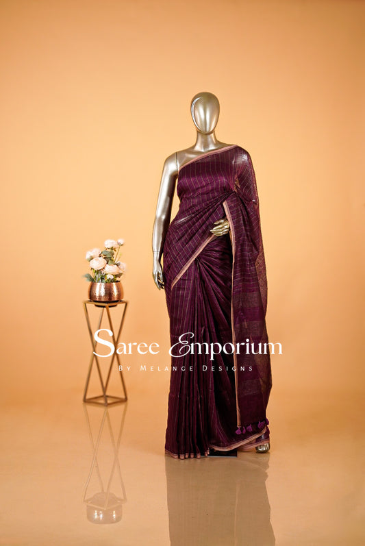 Linen Sarees MDS0066